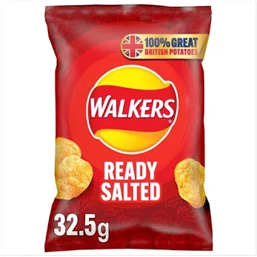 Walkers Ready Salted Crisps 32.5g